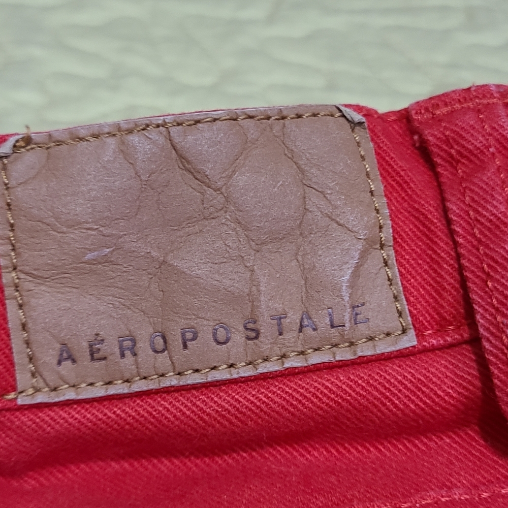 Aeropostale distressed Aero Cheeky shorts size 2 - Picture 7 of 8